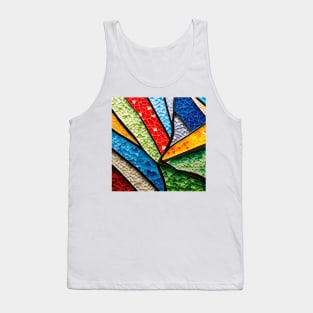 Colourful Mosaic Tiles Tank Top